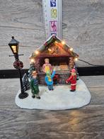 Kerstdorp mooie kraam verlicht kersthuisjes, Ophalen of Verzenden, Zo goed als nieuw