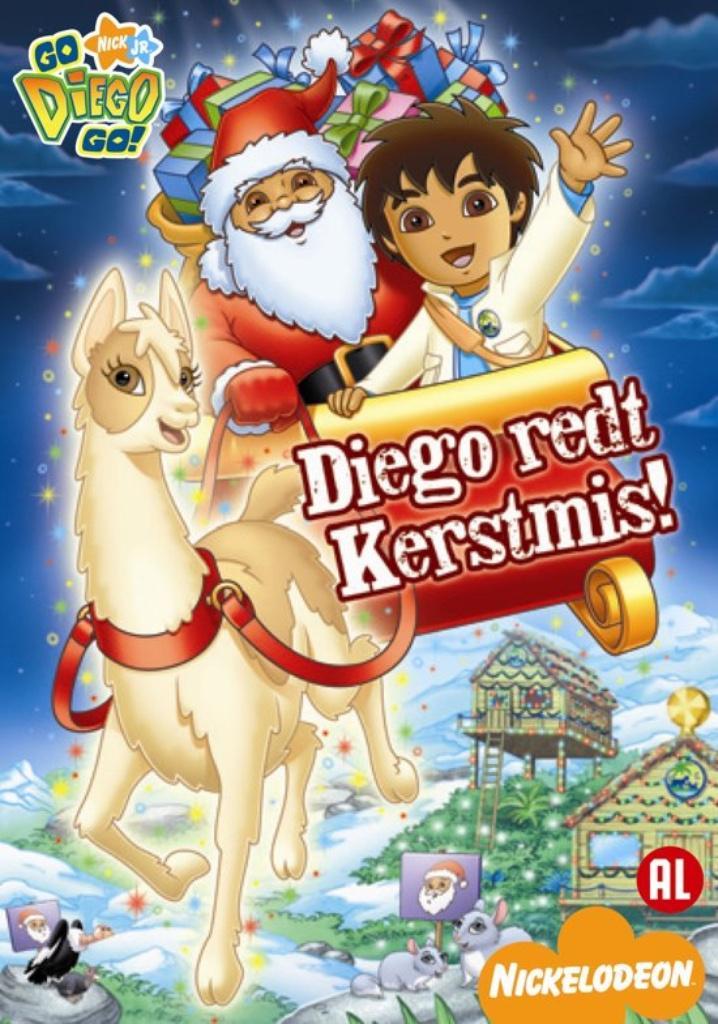 Go Diego Go - Diego Redt Kerstmis, Cd's en Dvd's, Dvd's | Tekenfilms en Animatie, Nieuw in verpakking, Amerikaans, Alle leeftijden