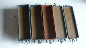 5 Ibertren HO open goederenwagons beschikbaar voor biedingen