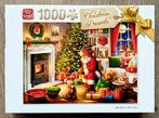 King puzzel kerst 1000 compleet, Ophalen of Verzenden, 500 t/m 1500 stukjes, Zo goed als nieuw, Legpuzzel