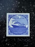 Holland - America Line  tegeltje Rotterdam & Amsterdam tegel, Ophalen of Verzenden, Gebruikt, Gebruiksvoorwerp