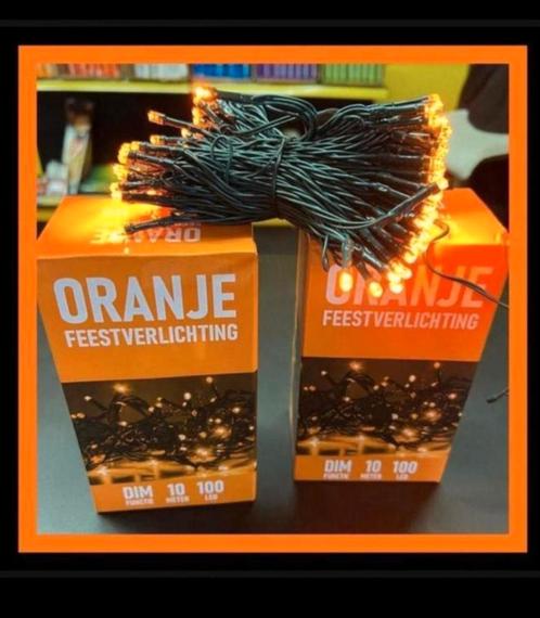 Halloween Oranje Led Verlichting, Hobby en Vrije tijd, Feestartikelen, Nieuw, Oranje of Koningsdag, Ophalen of Verzenden