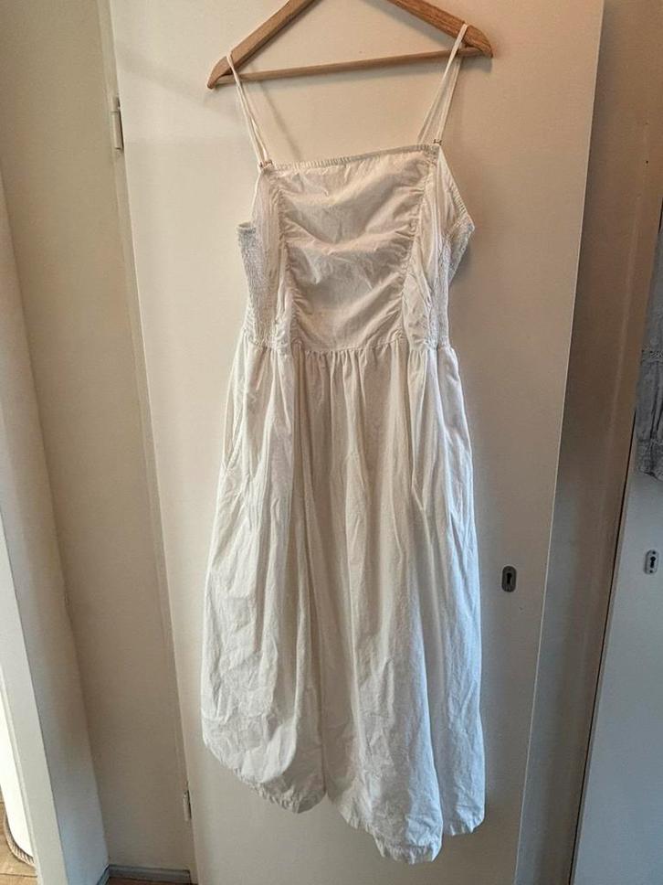 Zomerjurk wit, Kleding | Dames, Jurken, Gedragen, Maat 46/48 (XL) of groter, Wit, Ophalen of Verzenden