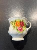 Kopje “Pink Roses” Fine bone China., Huis en Inrichting, Keuken | Servies, Ophalen of Verzenden