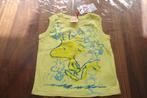 Iceberg woodstock snoopy geel shirt singlet maat 104!, Meisje, Ophalen of Verzenden, Zo goed als nieuw, Shirt of Longsleeve