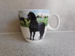Mok 8x8 cm. Paarden Wiebe v.d. Zee, Ophalen of Verzenden, Zo goed als nieuw, Overige stijlen, Kop(pen) en/of Schotel(s)