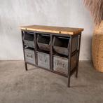 Ladekast, werkbank, dressoir, industriële kast, vintage, oud, Ophalen, Zo goed als nieuw, 25 tot 50 cm, Minder dan 100 cm