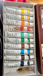 10 tubes olieverf, Ophalen of Verzenden, Gebruikt