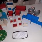 Vintage poppenhuis meubeltjes, Ophalen of Verzenden, Gebruikt