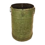 Vintage Metalen Vaten Retro Ijzeren Ton Emmer Vat Blik Retro, Gebruikt, Info@dehanzeherten.nl, Ophalen of Verzenden, De Hanze Herten