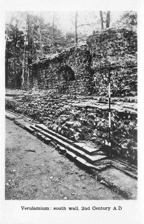 (381-164-015) Verulamium South Wall, Verzamelen, Ansichtkaarten | Buitenland, Engeland, Verzenden
