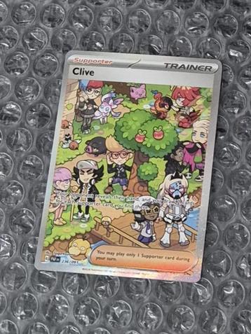 Special Illustration Rare Clive 259/091 Paldean Fates Scarle beschikbaar voor biedingen