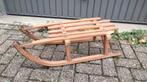 Vintage houten slee van het merk Davos, Kinderen en Baby's, Speelgoed | Buiten | Sleeën, Ophalen of Verzenden, Gebruikt, Hout