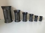 Set tinnen maatbekers., Antiek en Kunst, Antiek | Tin, Ophalen of Verzenden