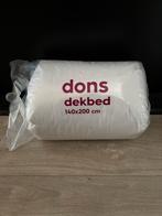 Dons dekbed 140x200, Eenpersoons, Wit, Nieuw, Ophalen of Verzenden