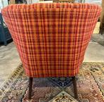 Vintage cocktailstoel, fauteuil jaren '60, Ophalen, Hout, Gebruikt, Minder dan 75 cm