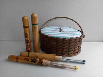 Kokers Breinaalden/Naaimand.Vintage.Art.apart geprijsd. beschikbaar voor biedingen