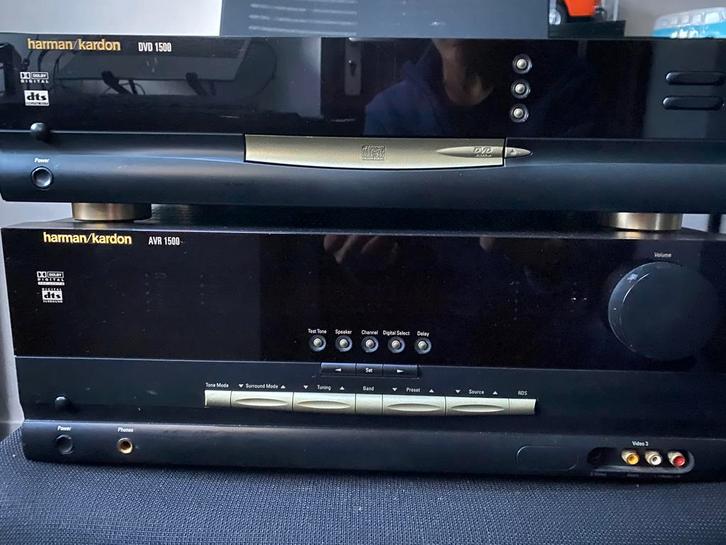 Harman Kardon AVR 1500 Receiver & dvd 1500, Audio, Tv en Foto, Versterkers en Receivers, Gebruikt, 5.1, Overige merken, Ophalen