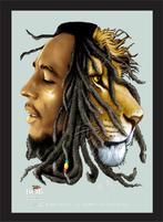Bob Marley leeuw lion reclame spiegel wanddecoratie deco