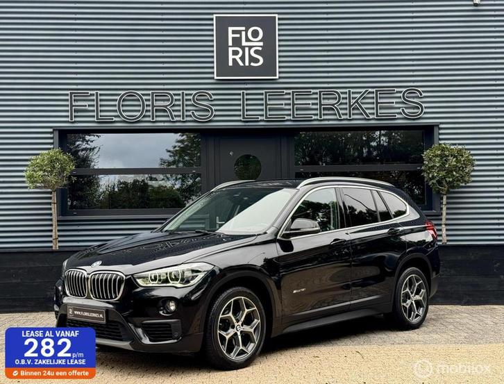 BMW X1 sDrive18i | xLine | Led | Zwart Leer | Head-Up |, Auto's, BMW, Bedrijf, Te koop, X1, ABS, Achteruitrijcamera, Airbags, Airconditioning