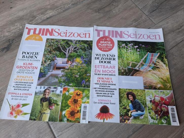 2x  Tuinseizoen, Boeken, Tijdschriften en Kranten, Gelezen, Damesbladen, Ophalen of Verzenden