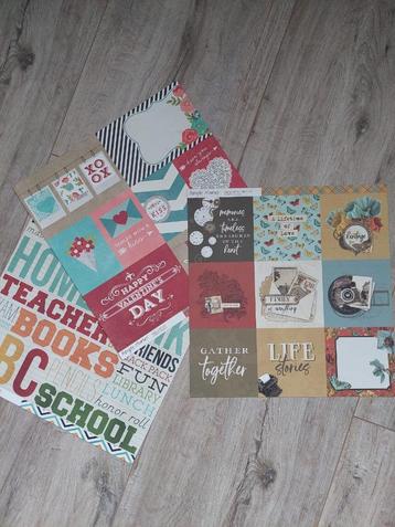 3 vellen Simple Stories dubbelzijdig beschikbaar voor biedingen