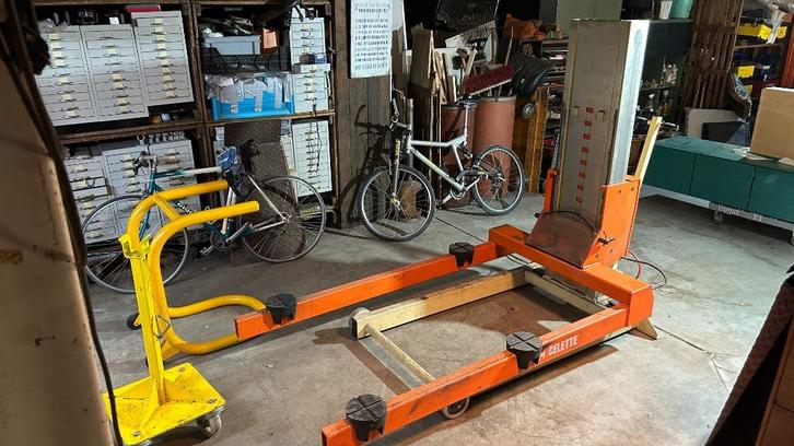 Celette (zij-) hefbrug ECO2000 + extra steunen, Auto diversen, Autogereedschap, Gebruikt, Ophalen