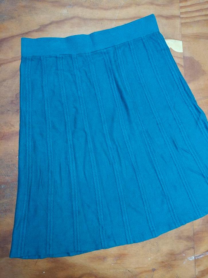 Zachte blauwe King Louie rok XL 42 44, Kleding | Dames, Rokken, Gedragen, Maat 42/44 (L), Blauw, Knielengte, Ophalen of Verzenden