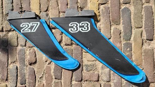 Fin of Skeg voor windsurf board 27 - 29 - 32 - 33 - 38 - 46, Watersport en Boten, Windsurfen, Gebruikt, Complete set, Minder dan 250 cm