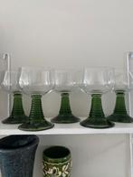 Roemer vintage wijnglazen met groene voet HK living stijl, Ophalen of Verzenden, Zo goed als nieuw, Overige typen