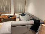 Mooie hoekbank grijs - Wegens verhuizing, Huis en Inrichting, Banken | Bankstellen, Ophalen, 250 tot 300 cm, Gebruikt, Hoekbank