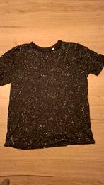 Zwart shirt met witte stippen - Maat 158, Kinderen en Baby's, Kinderkleding | Maat 158, Ophalen of Verzenden, Zo goed als nieuw