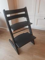 Stokke tripp trapp new model refurbished mat zwart, Ophalen, Zo goed als nieuw, Meegroeistoel, Aanschuifbaar