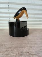 Vintage cocktailprikker tandenstoker dispenser specht vogel, Ophalen of Verzenden, Huis en Inrichting