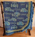 Vintage sprei racewagens, Huis en Inrichting, Woonaccessoires | Plaids en Woondekens, Ophalen of Verzenden, Gebruikt