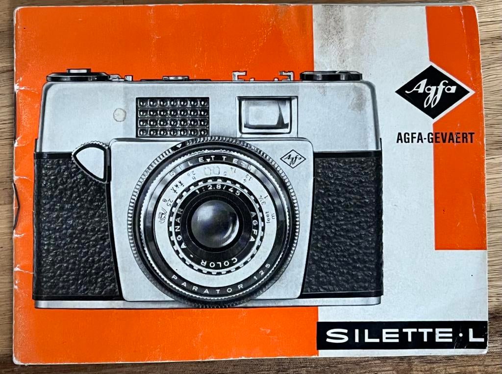 Agfa-Gevaert Silette L Handleiding / Gebruiksaanwijzing, Ophalen of Verzenden, Gebruikt, Compact, Overige Merken