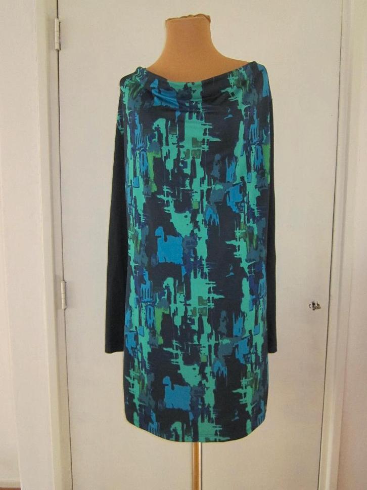 jurk maat : XL merk: Vila Joy, Kleding | Dames, Jurken, Zo goed als nieuw, Maat 46/48 (XL) of groter, Blauw, Boven de knie, Verzenden