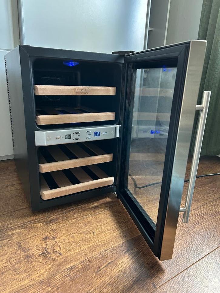 wijn klimaatkast, Witgoed en Apparatuur, Koelkasten en IJskasten, Zo goed als nieuw, Zonder vriesvak, Minder dan 75 liter, Minder dan 85 cm
