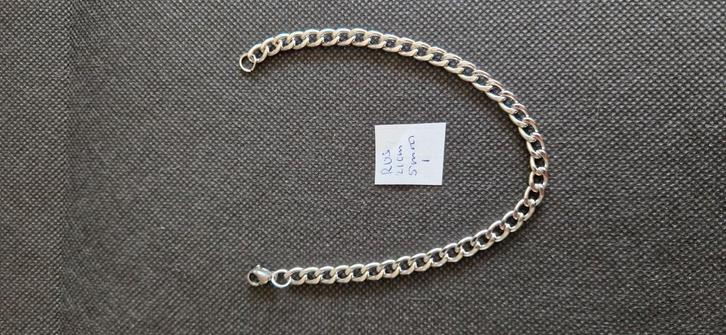 Armband., Sieraden, Tassen en Uiterlijk, Armbanden, Nieuw, Staal, Zilver, Ophalen of Verzenden