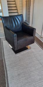 Tijdloze Jori Kubolo leren design fauteuil, Metaal, Zo goed als nieuw, Modern design, Ophalen