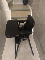 Zwarte eetstoel, Ophalen, Zo goed als nieuw, Meegroeistoel