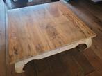 Opium salontafel h.42cm b.100x100, Huis en Inrichting, Tafels | Salontafels, Gebruikt, 50 tot 100 cm, Vintage, 50 tot 100 cm