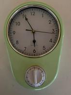 Retro Wandklok, Ophalen of Verzenden, Zo goed als nieuw, Analoog, Wandklok
