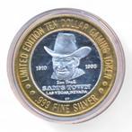 Las Vegas 10 Dollar Gaming Token Zilver Sam’s Town