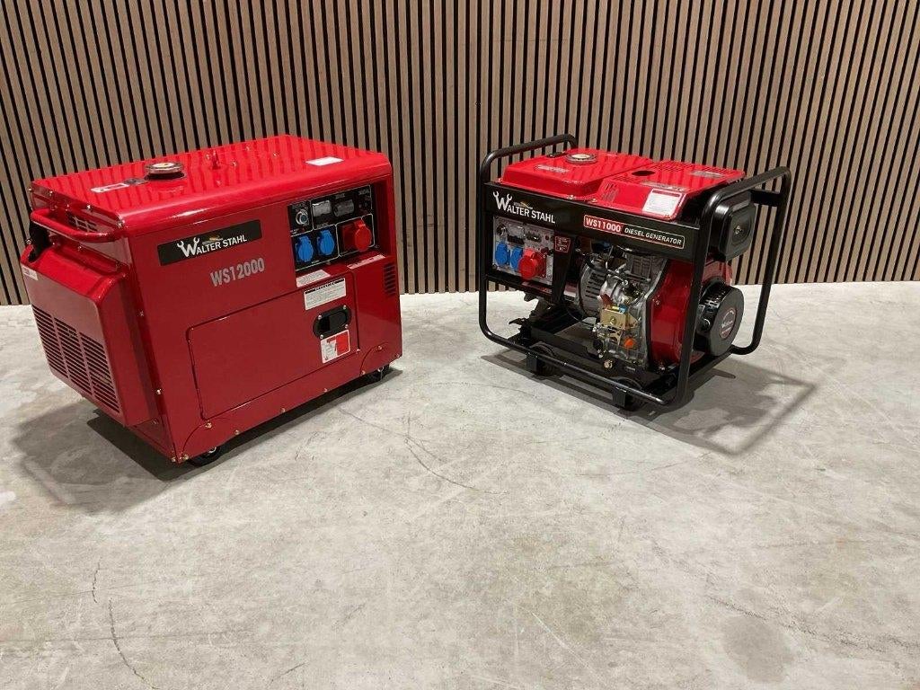 Diesel Aggregaat Walter Stahl WS11000 of WS12000 ‼️, Doe-het-zelf en Verbouw, Aggregaten, Nieuw, Dieselolie, 5 tot 10 kVA, Elektrisch startend