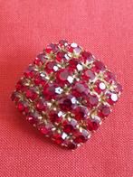 Oude Bolle Broche met Rode Rijnstenen. GRATIS Verzending., Sieraden, Tassen en Uiterlijk, Antieke sieraden, Verzenden, Overige materialen