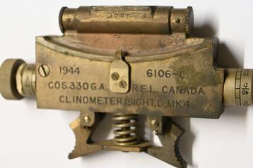 canada 1944 clinometer voor geschut artillerie etc wo2 beschikbaar voor biedingen