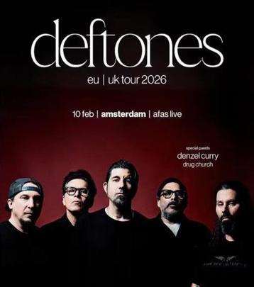 2 X Deftones tickets AFAS 10 Februari beschikbaar voor biedingen