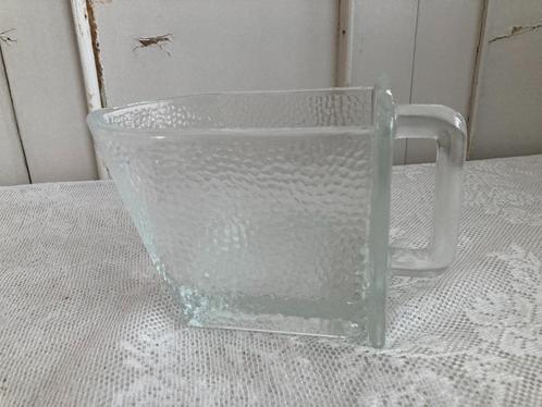 Brocante glazen bak - la voor oud kruidenrek - kruidenkast, Antiek en Kunst, Antiek | Keukenbenodigdheden, Ophalen of Verzenden