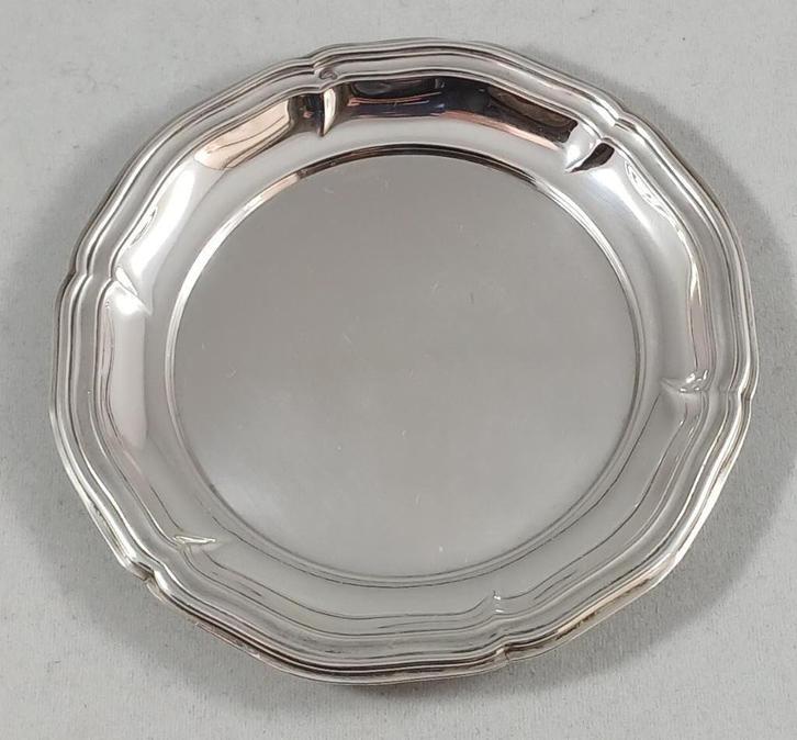 Onderzetter Chippendale antiek 835  zilver, Antiek en Kunst, Antiek | Goud en Zilver, Zilver, Ophalen of Verzenden